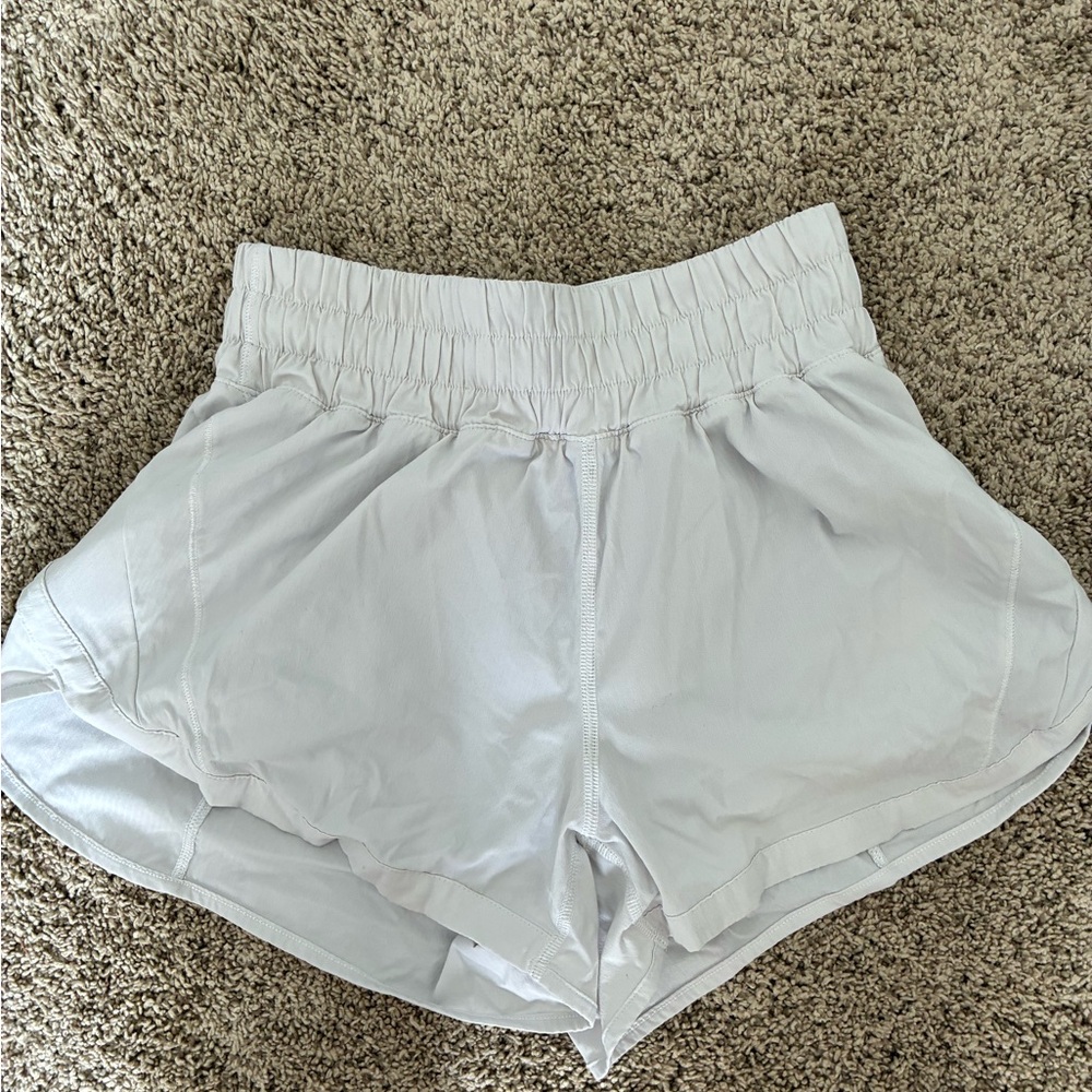 White Lululemon shorts size 2
